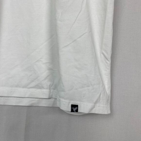 Birddogs T Shirt Mens Large White Bird Graphic Multicolor Neon Short Sleeve - Picture 4 of 9